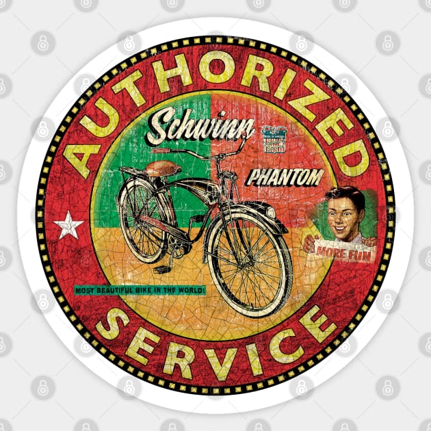 Authorized Service - Schwinn Sticker by Midcenturydave